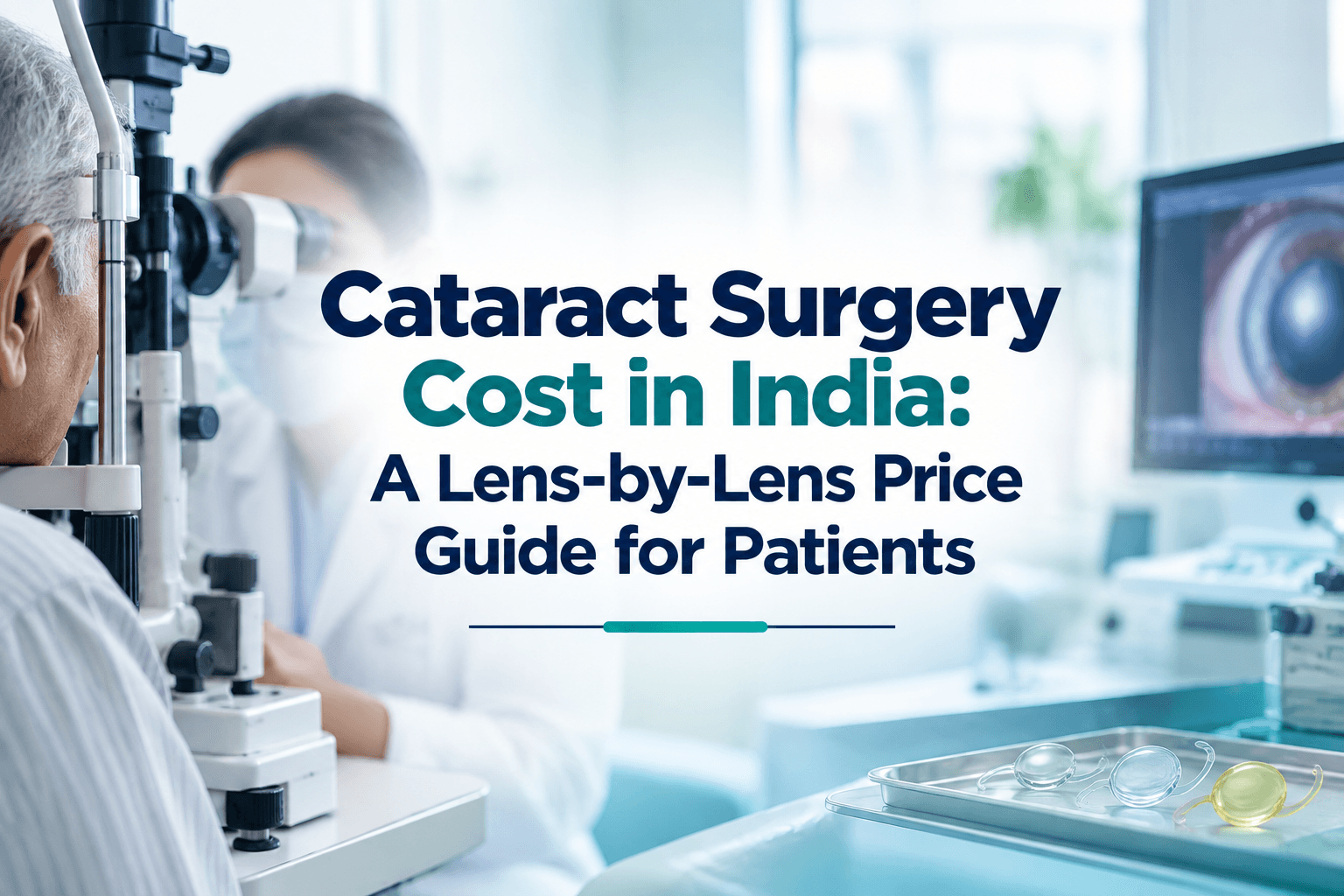 Cataract Surgery Cost in India: A Lens-by-Lens Price Guide for Patients